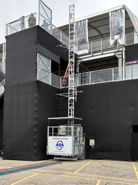 Transport Platform ADA Lift Rentals' Transport Platform at the Detroit Grand Prix
